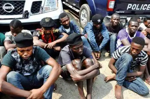 Police arrest 39 Eiye cultists during 8th anniversary celebration in Ogun, Lagos